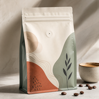 Emballage d'abonnement au café de 125 g pour les marques de café en petites séries avec impression numérique personnalisée