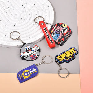 Porte-clés promotionnel avec logo personnalisé Porte-clés petite quantité en PVC en caoutchouc de silicone 2D 3D Porte-clés promotionnel petite quantité - Product Image 6