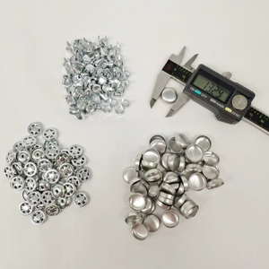 Boutons <span class=keywords><strong>à</strong></span> <span class=keywords><strong>pression</strong></span> ronds en argent avec capuchon bombé pour couture, DWDP-BT01, 13/15/17/20/21/22/24 mm, boutons pour casquette de baseball - Product Image 5