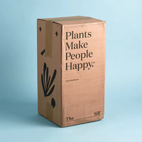 Boîte d'emballage personnalisée pour plantes succulentes Boîte d'expédition en carton pour plantes vivantes Emballage de boîte pour plantes écologique en gros