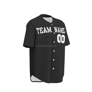 เครื่องแบบเสื้อเบสบอลพิมพ์ลายเฉพาะสำหรับแฟนๆประกอบด้วยชื่อทีมและหมายเลขสำหรับคนรักเบสบอล - Product Image 3