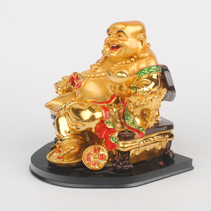 Statue Bouddhiste Classique en Résine, Modèle <span class=keywords><strong>Bouddha</strong></span> Assis en Chaîne de Dragon, Design Artistique, Vente en Gros - Product Image 2