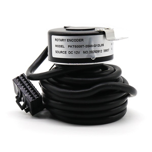เครื่องเข้ารหัสโรตารี่ DC 12V สำหรับการต่อพ่วงมอเตอร์เซอร์โวแบบเพิ่ม PKT5008T-2048-G12L05 - Product Image 1