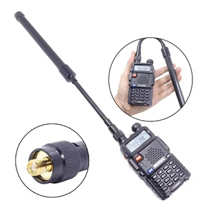Antenne tactique pliable col de cygne TYT Baofeng pour talkie-walkie, accessoire radio VHF UHF 144-430 MHz, 33 cm (12,99 po), connecteur BNC, Nouveauté - Product Image 5