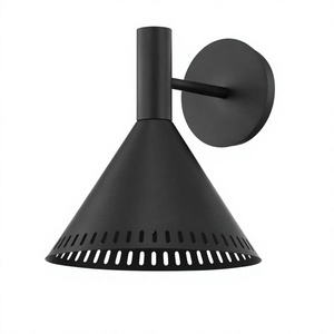 Lampe murale design antique en métal noir Look moderne décoratif pour la maison salon salle à manger chambre lampe d'éclairage mural en métal - Product Image 1