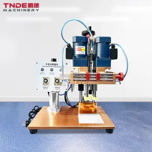 Factory Customization Semi Automatic Bottle Screw Capping Machine for Crown Glass Plastic Bottle Cap Closing Machine