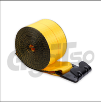 Ensemble de camion à plat Ensemble de chaîne de sangle de treuil Enrouleur de sangle de reliure Livré avec bâche et cordon élastique ainsi que protection d'angle de barre de treuil