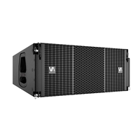Haut-parleurs de concert passifs d'extérieur de qualité supérieure, double 10 pouces, 680W/2720W, 70Hz-18kHz, directivité horizontale 100°