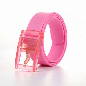 Stylish Silicone TPE Belt for Women-<b>Creative</b> Design Silk Screen Printed Promotional OL Fashion Accessory - Product Image 2