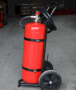 Yichang เครื่องดับเพลิงผงแห้ง30กก. พร้อม50% รถเข็นหัวฉีด ABC สำหรับการดับเพลิง - Product Image 3