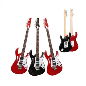 高品质6钢弦电贝司吉他低音红色电吉他黑色电吉他厂家批发便宜