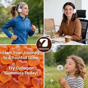 Gomitas de Colágeno Marino OEM, Promueve el Crecimiento del Cabello, Deja la <span class=keywords><strong>Piel</strong></span> y las Uñas Más Saludables, Repone la Energía, Suplemento - Product Image 3