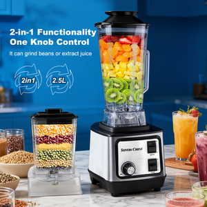 <span class=keywords><strong>Licuadora</strong></span> de acero inoxidable multifuncional de alta calidad personalizada de fábrica 2 en 1, exprimidor de alimentos <span class=keywords><strong>Silvercrest</strong></span>, <span class=keywords><strong>licuadora</strong></span> de verduras Moulinex - Product Image 2