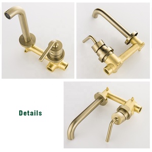 <span class=keywords><strong>Amaxo</strong></span> — robinet mural à levier unique, mm, robinet doré filigrane - Product Image 4