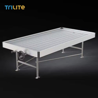 Solutions d'agriculture intérieure, système de rayonnages de culture à double niveau, rayonnage de culture hydroponique, agriculture verticale intérieure
