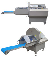 Fournisseur de grandes machines industrielles de découpe et de tranchage de viande, coupe-viande automatique pour viande congelée, bœuf, porc, pour usine de transformation alimentaire