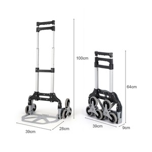 Lower Price <b>Trolley</b> Dolly Stair Climber China Aluminum Alloy Electric Stair Climber Dolly With Track - Product Image 4