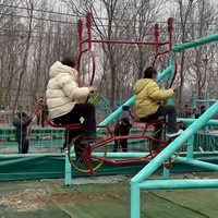 Vélo aérien deux places pour ferme et parc, sans moteur, pour aventures et attractions en plein air