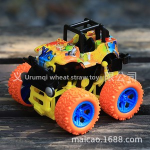 <span class=keywords><strong>Mini</strong></span>-voiture tout-terrain à rétrofriction avec roues robustes et carrosserie colorée en plastique, échelle 1:5, pour garçons, pour des courses amusantes - Product Image 3