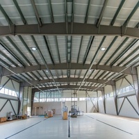 Nave Industrial Prefabricada con Revestimiento Metálico Azul PPGI |   Edificio de Almacenamiento Logístico y Planta de Fábrica con Estructura de Acero Personalizada
