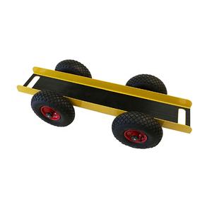 Carretilla de Transporte de Neumáticos de Alta Resistencia, Carro de 4 Ruedas con Capacidad de 300 kg, Plataforma para Mover Paneles de Yeso - Product Image 3