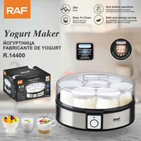 Yaourtière électrique RAF, machine à yaourt maison multifonction pour pouding, crème glacée, machine à fermenter pour le petit-déjeuner à la maison