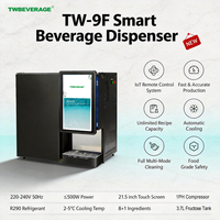 Dispensador de Bebidas Frías Comercial de Acero Inoxidable, Fácil de Usar, con Sistema IoT y Wifi, para Múltiples Sabores de Agua y Jugos