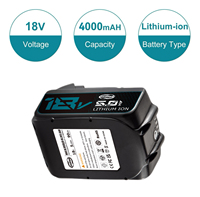 Batterie de remplacement rechargeable 5Ah pour perceuse sans fil 18V, compatible avec BL1850