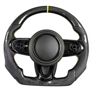 Volant en fibre de carbone forgé sur mesure pour Mini Cooper R56 R53 F54 F56 F57 F66 <span class=keywords><strong>Jcw</strong></span> s Lci2 Contryman <span class=keywords><strong>Clubman</strong></span> 2010 2014 2012 - Product Image 6