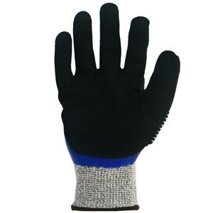 Guantes de seguridad de trabajo con revestimiento de nitrilo Sandy de alta calidad, guante de impacto protector TPR - Product Image 3