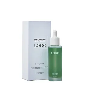 AiXin Private Label Huile Essentielle de Graines de <span class=keywords><strong>Chanvre</strong></span> Bergamote Apaisante et Apaisante 30ML Huile Visage Mélange Verdure - Product Image 1