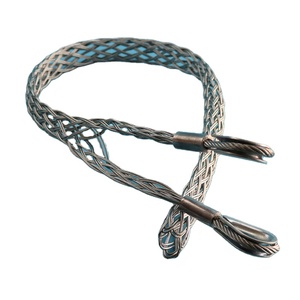 Câble en acier tirant la poignée <span class=keywords><strong>Double</strong></span> armure Single Eye Wire Rope Clip Type <span class=keywords><strong>Cable</strong></span> Sock - Product Image 3