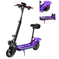 Fabrika toptan taşınabilir katlanır elektrikli Scooter yetişkin yetişkinler için 1200w hareketlilik Scooter 48v e-scooter