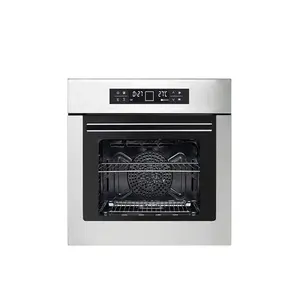 SS Built In Electric Oven Touch Screen Control With Digital Timer 70L Wall Oven Embed Integrate Built In Oven