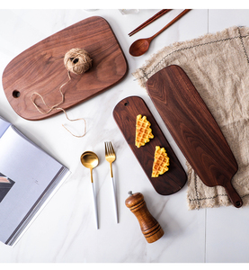 Suministro de fábrica Grano Epicúreo Corte de madera de ébano Tabla de cortar Tablas De Madera Para Picar Tabla de cortar de madera - Product Image 5