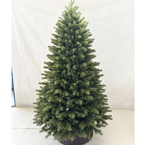 Albero di Natale Realistico Rotante da Interno 210cm (7 Piedi) con Cerniere, Completamente in PE Premium - Product Image 1
