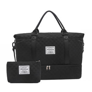 THK Sac fourre-tout léger pour voyage week-end de grande capacité Compartiment à chaussures étanche et sec pour chaussures - Product Image 5