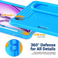 Nouvelle coque de protection antichoc 3-en-1 avec support pour tablettes Apple iPad Air 11 2024 2025 2026/Pro 11 2018 2020 2022/Air4/Air5