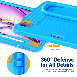 Niños Amigable Resistencia a los Choques Armadura Resistente Stand Caso Shell Para Ipad 10.9 10th <span class=keywords><strong>2022</strong></span> Cubierta de la tableta co - Product Image 3