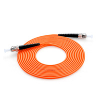 Câble de raccordement à fibre optique multimode Simplex Orange Jacket OM1/OM2 62.5/125 LC ST FC 3M 5M Câble de brassage FTTH Câble intérieur