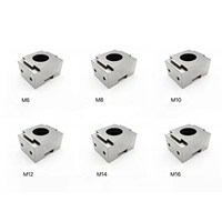 Élément de serrage à coin de précision modulaire OK Vise, à mâchoires lisses, pour vis M16, M14, M12