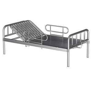 Cama de enfermería ajustable con manivela simple o doble de acero inoxidable médico de alta resistencia para uso hospitalario y psiquiátrico - Product Image 4