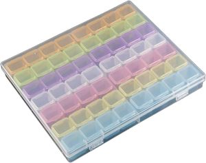 กล่องจัดยาแบบพกพาขนาดใหญ่ 56 ช่อง ขายดี กล่องเก็บยาประจำเดือน - Product Image 3
