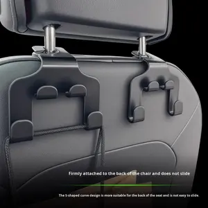 Nuevo Gancho para Reposacabezas de Asiento de Coche de Cuero y Soporte para Teléfono Móvil - Kit Interior - Product Image 6