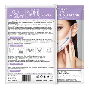 <span class=keywords><strong>Masque</strong></span> facial raffermissant et hydratant <span class=keywords><strong>anti</strong></span>-âge et <span class=keywords><strong>anti</strong></span>-rides V-line de la marque Elaimei pour restaurer l'élasticité du visage et le <span class=keywords><strong>double</strong></span> lifting du <span class=keywords><strong>menton</strong></span> - Product Image 5