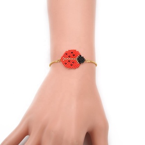 Moyamiya gioielli per bambini Miyuki braccialetto coccinella scarabeo braccialetto di insetti <span class=keywords><strong>amicizia</strong></span> braccialetto Pulseras De Moda - Product Image 6