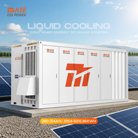 Système de stockage d'énergie conteneurisé OEM ODM MATE 3MWh 5MWh 40FT, batterie LiFePO4 refroidie par liquide, UN38.3 UL9540A, stabilisation du réseau