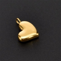 Yiwu Aceon En Acier Inoxydable Surface Membre de la Famille Amour Cadeau Gonflé Tourbillon Coeur Pendentif