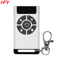 Télécommande universelle RF sans fil à 2 canaux, 5 boutons, à code d'apprentissage, alimentée par piles AAA, portée 50-100M pour garage