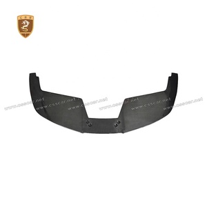 Accesorios de coche de alta calidad mejorados a estilo Vors 3K tela de fibra de carbono Real parachoques delantero de coche labio para Ferrari 488 - Product Image 4